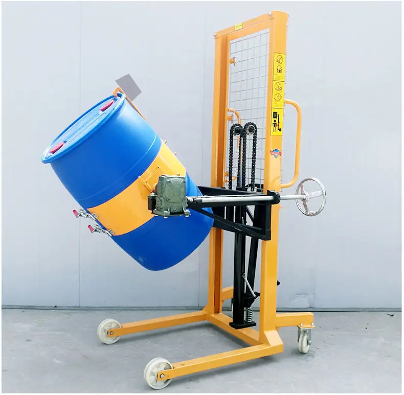 Manual Hydraulic Drum Handling Truck Loading and Unloading Truck Simple Handcart