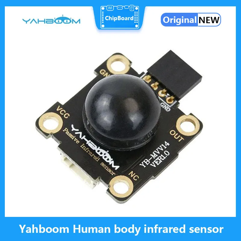 Yahboom-Corpo Humano Módulo Sensor Infravermelho, Compatível com Jacaré Clipe, Linha DuPont, Cabo PH2.0