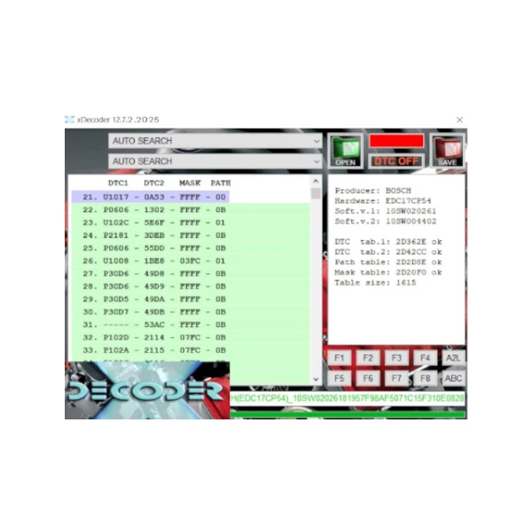2025 Xdecoder 12.7.2 DTC Remover License Full Activated DTC Off Software