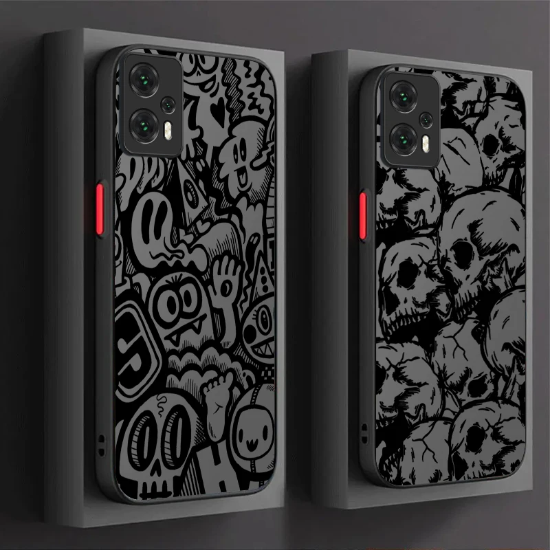 Black Graffiti Skul… - image