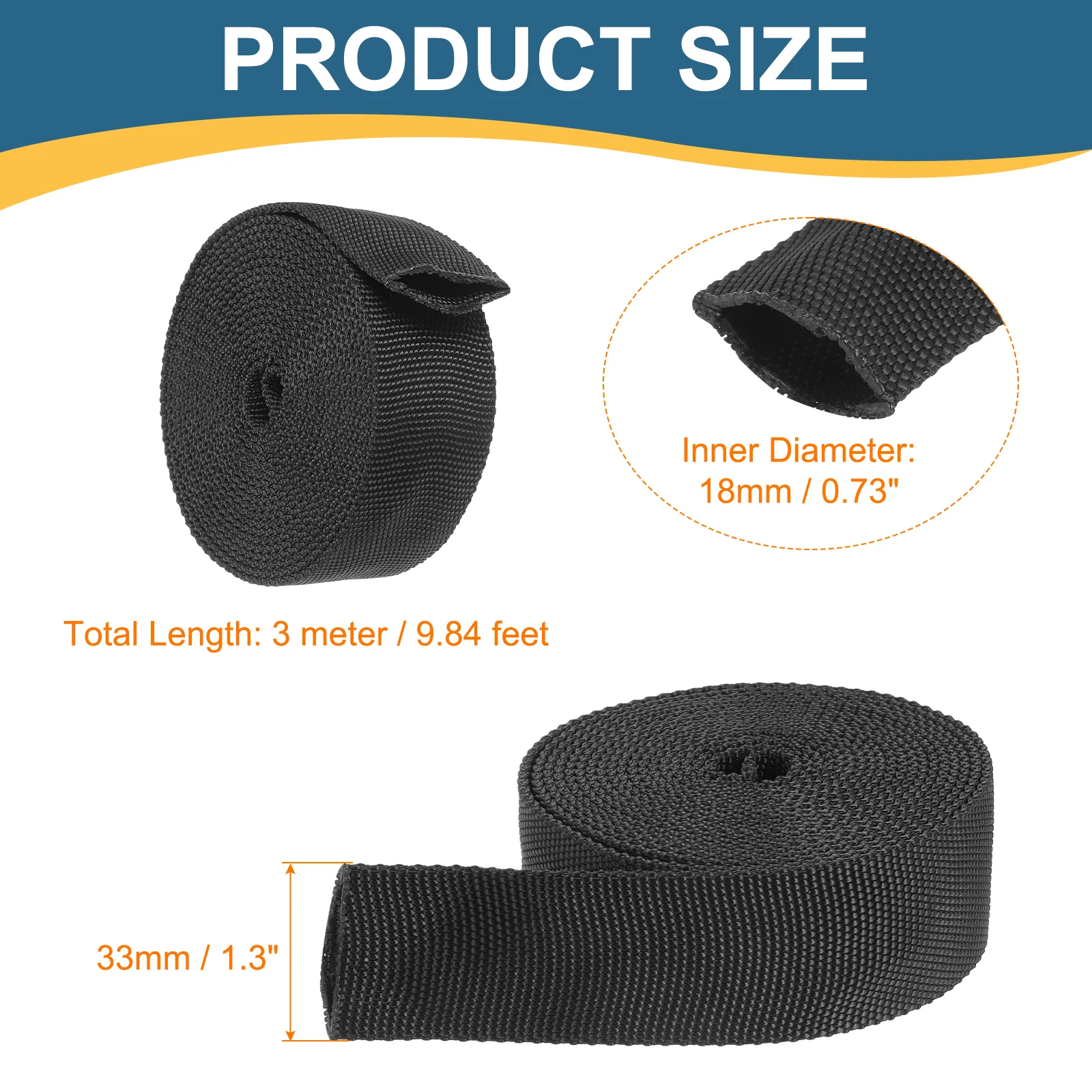 1/3/10Meters Nylon Protective Hose Sleeve Cable Cover Sheath Hydraulic Hose Protector Wrap for Welding Cord Tig Torch Hydraulic