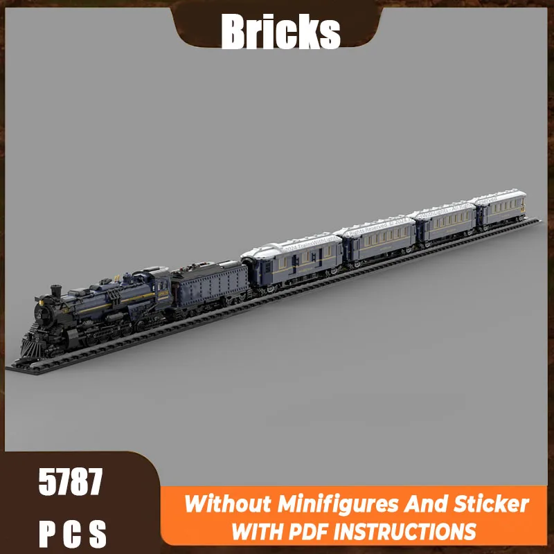 

Новые изысканные строительные блоки Moc, расширение модели поезда, модуль Orient Express, подарок из строительных блоков, набор детских игрушек «сделай сам»