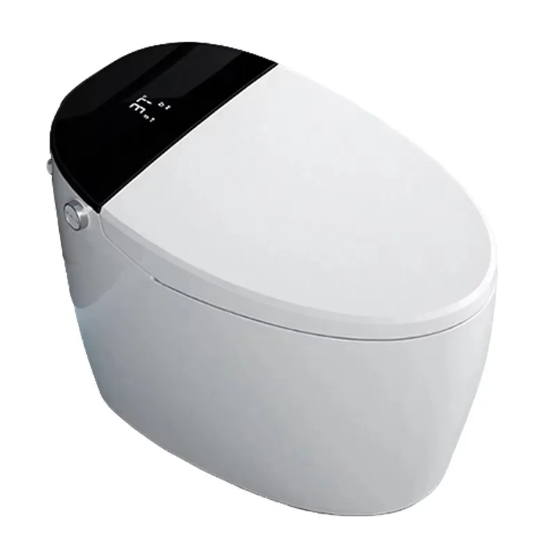Europe Bathroom Use One Piece Smart Toilet Elongated Bowl Built-in Water Tank Automatic Sensor Flushing Remote Control Home