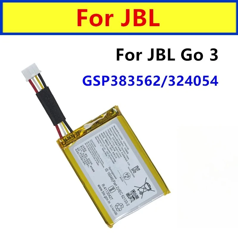 New 324054 GSP383562 750mAh Speaker Battery For JBL Go 3 Go3 G03 Special Edition Bluetooth Audio Battery