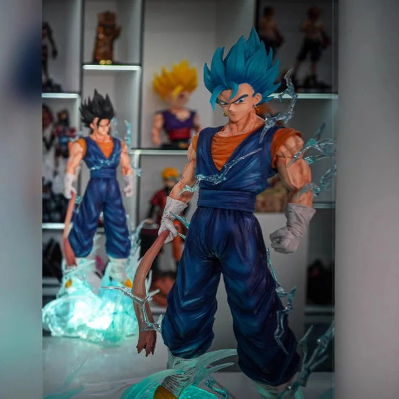 38 cm Jt Animatie Dragon Ball Quarrel Saiyan Becit Driekoppige Gesneden Pop Handgemaakt Model Multi-Form Grote Ornamenten Speelgoed Cadeau