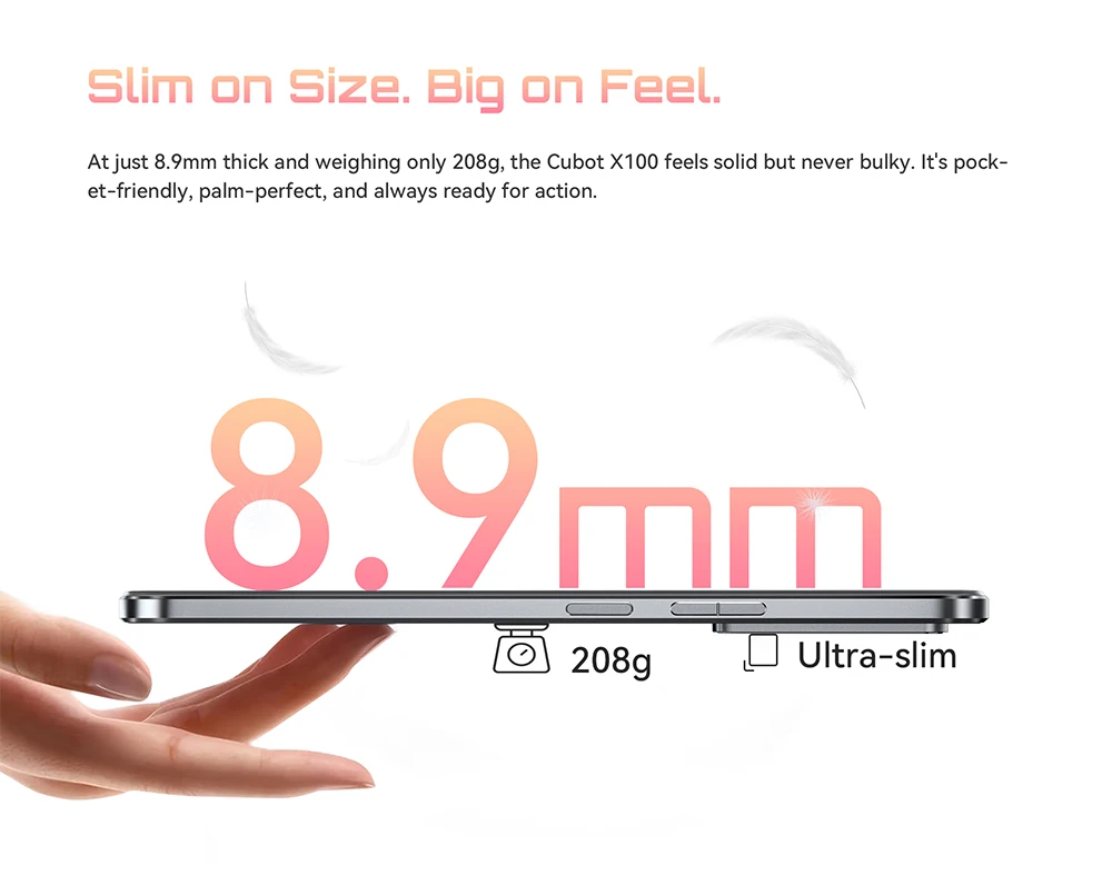 [Shipping From Poland] Cubot X100 Android 15 5G Smartphone 6.88" 16GB(8+8) RAM 256GB ROM 64MP 5100mAh 33W NFC Mobile Phone