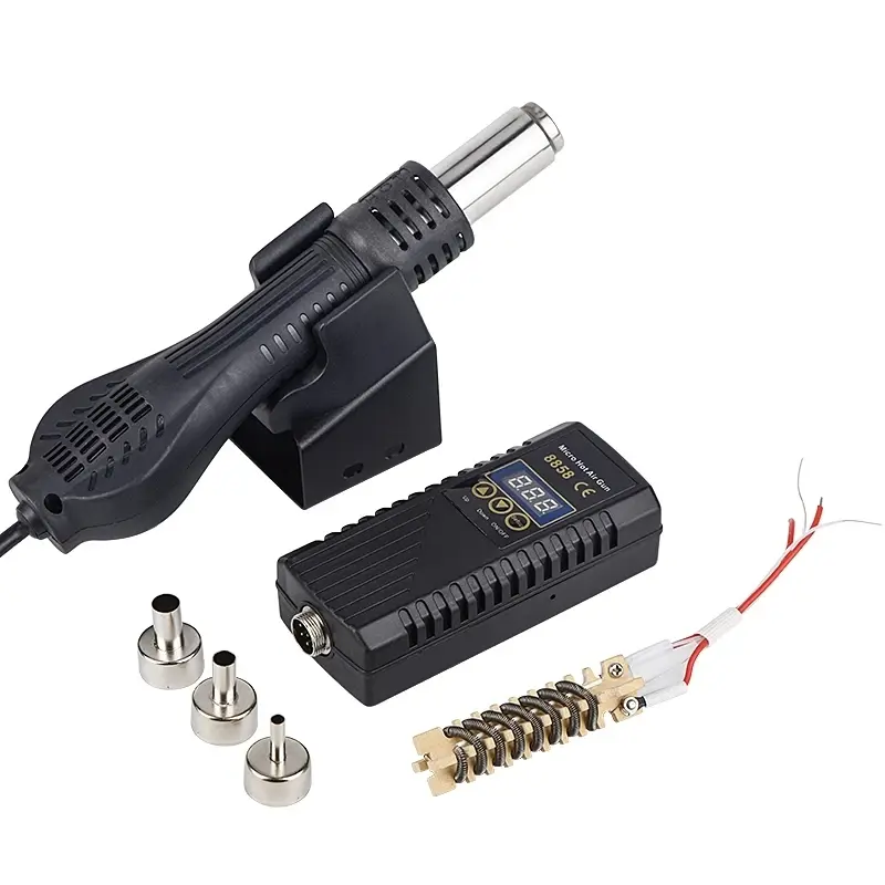 Hot Air Gun   JCD 8858 for Soldering 700W Heat Gun Welding Repair Tools Micro Rework Soldering Station LED Digital Hair Dryer - Image 9