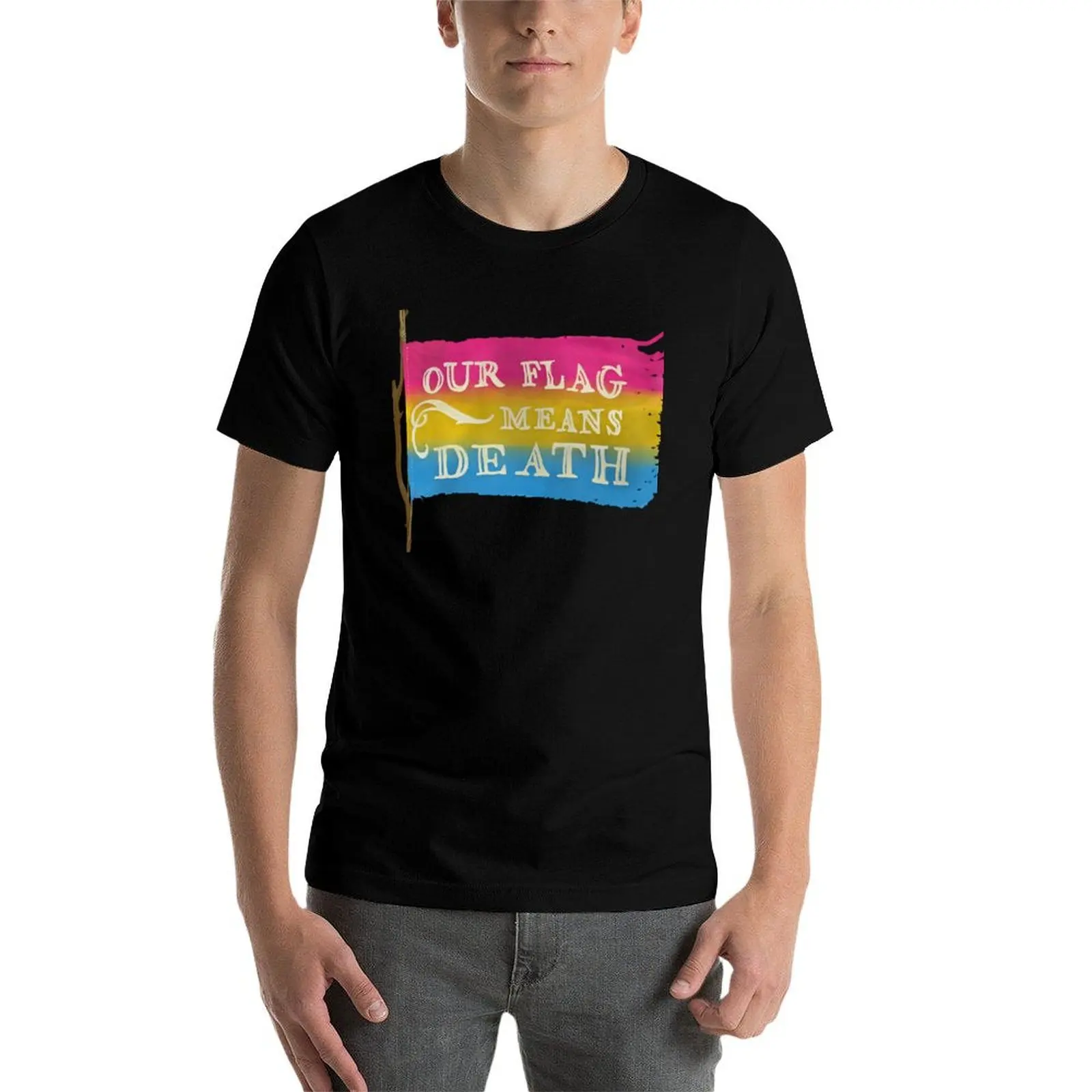 

OFMD Pride Flag - Pan / Pansexual T-Shirt t shirts for man graphic tees essential t shirt t shirts for man pack cotton T-Shirt