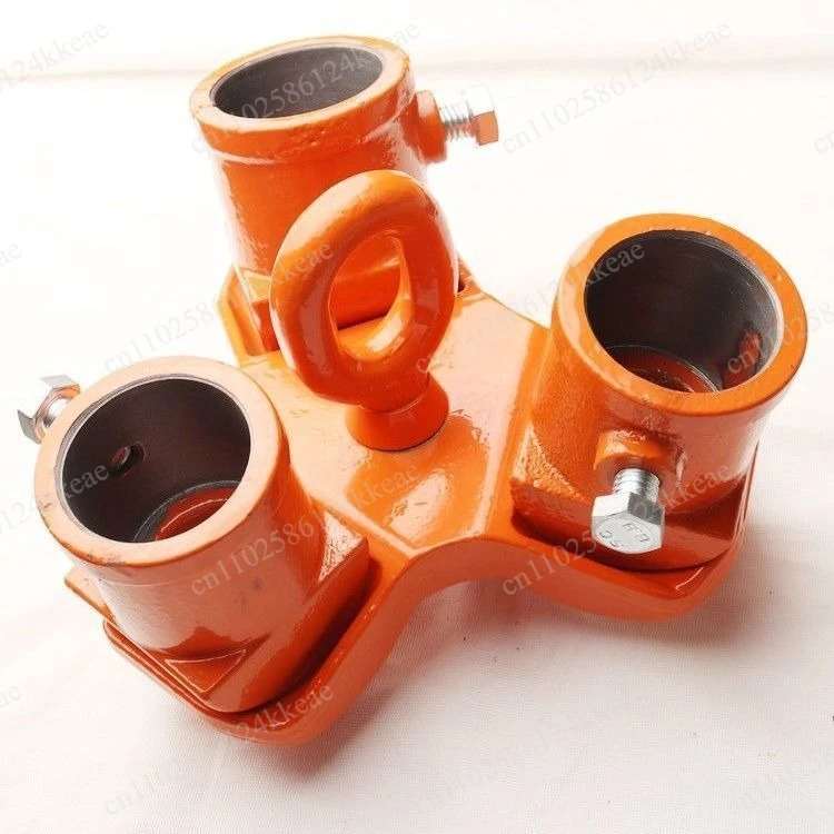 Lifting and rescue tripod top hat 1 ton 2 tons accessories wellhead suspension lifting triangular bracket