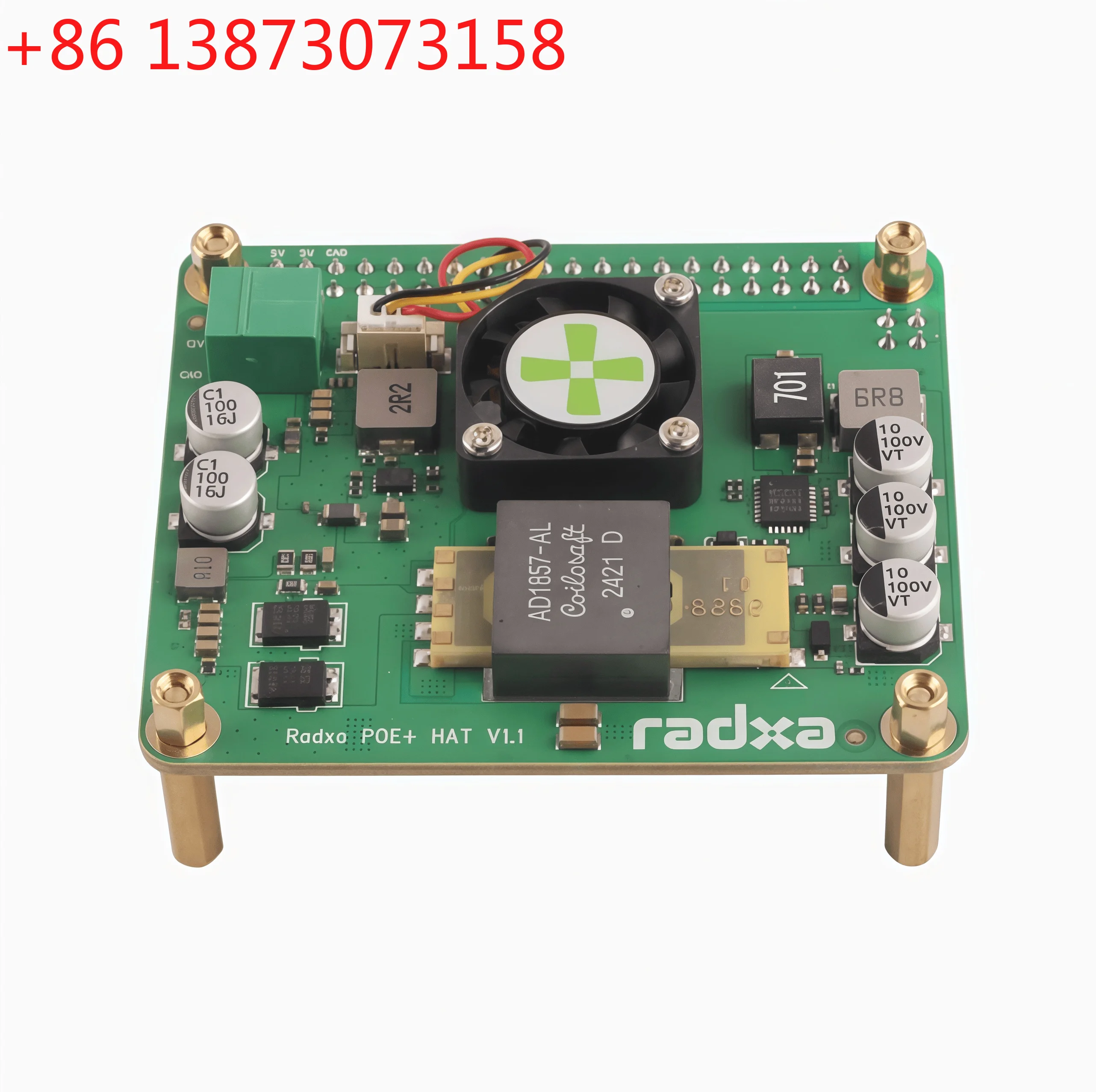 El módulo de alimentación Ethernet POE Radxa de 25W es compatible con la serie ROCK 5B+/3/5A y otros SBC.