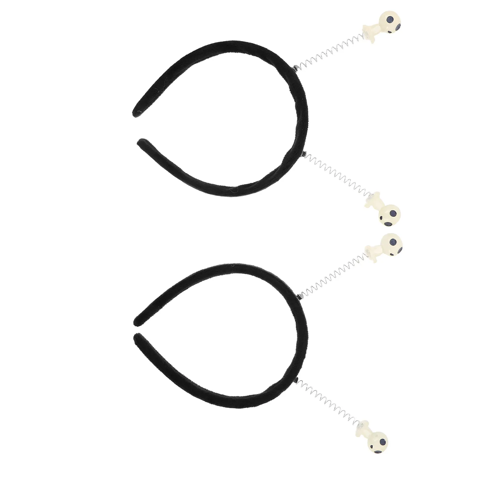 

2Pcs Fluorescent Headband Glow At Night for Themed Party Cosplay Accessory Halloween Event Costume Kids Adult Headwear