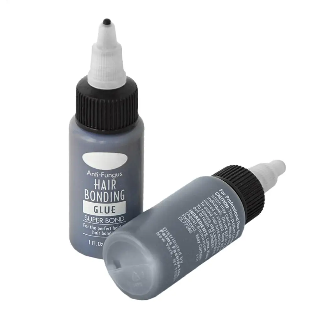 30ml Toupee Tool Liquid Adhesive False Eyelashes Wig Glue Easy Apply Salon Hair Extension Waterproof Professional Invisible Bond