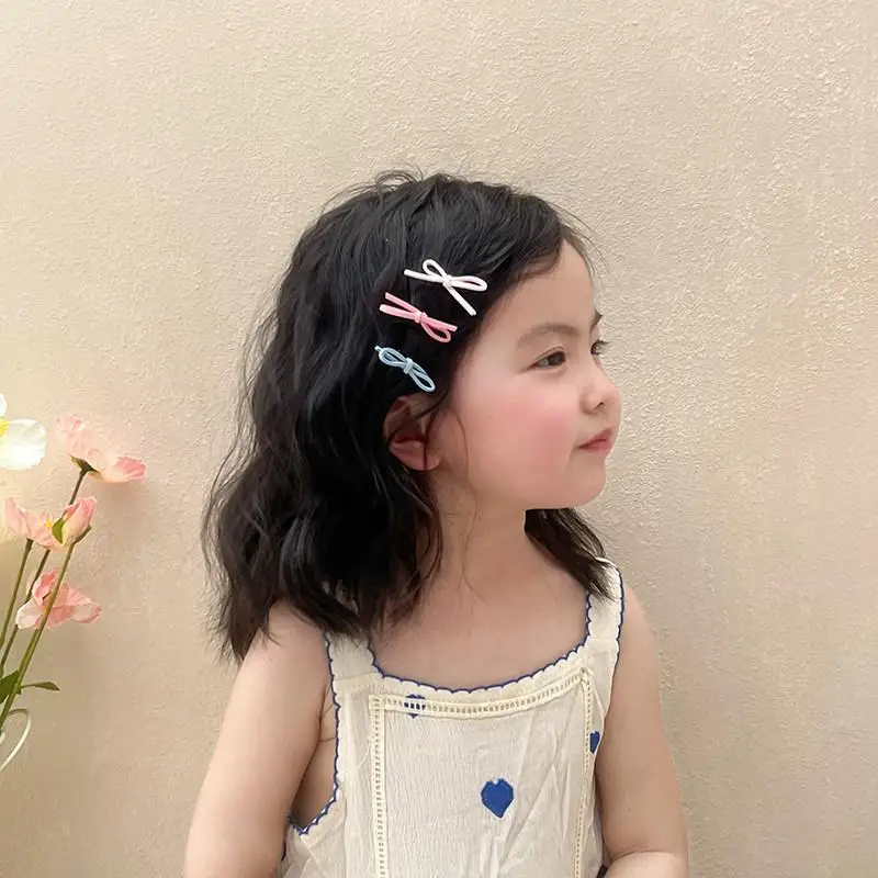 10 Stück süße Haarspangen mit Schleifen, bunte, hübsche Haarspangen mit Schleifen, sanfte Haarklammern, Haaraccessoires für kleine Mädchen, ideal für Reisen. – Detail 3