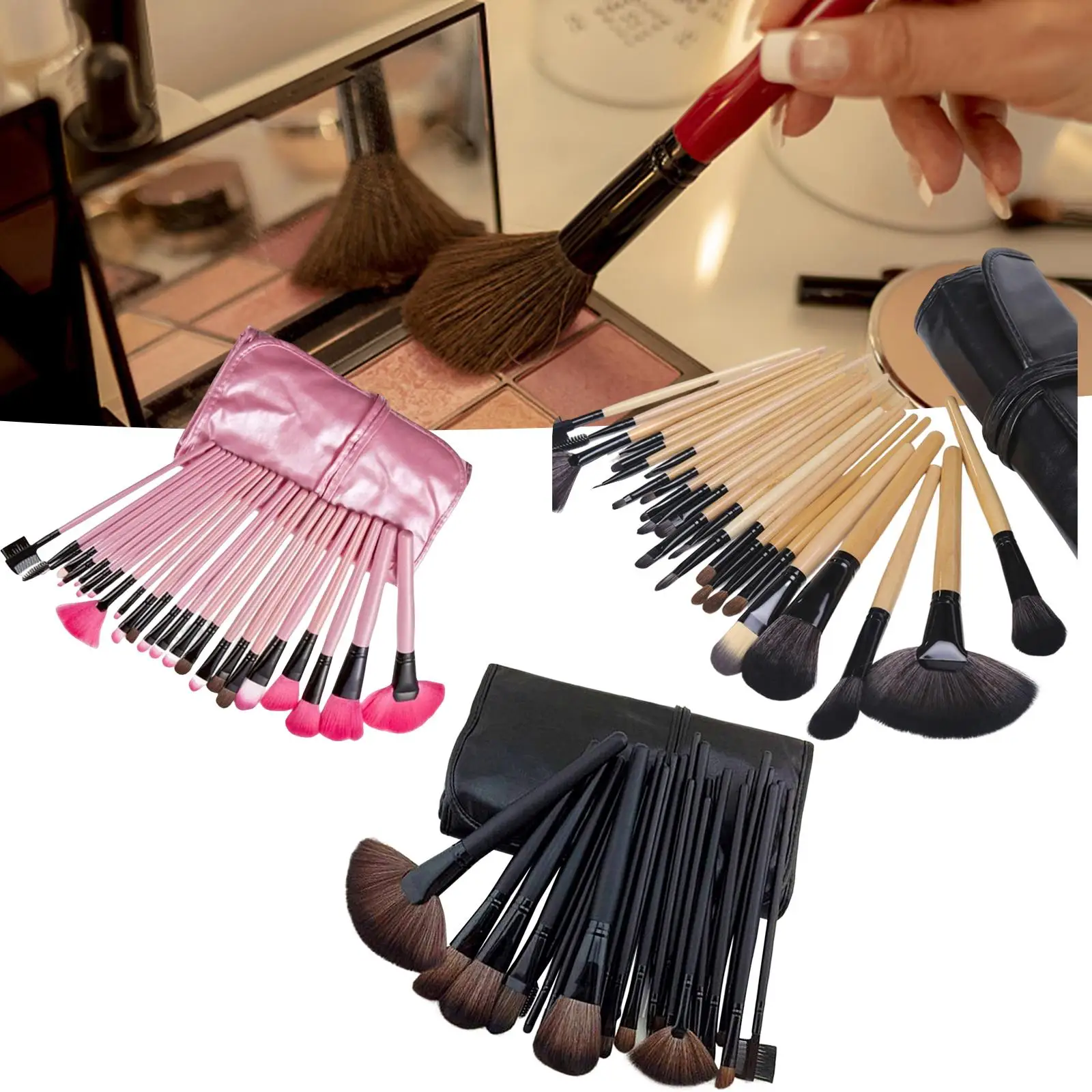 Ensembles de pinceaux de maquillage pour femmes, Eyebloggbrush, Make Up DIY Tools, Gifts