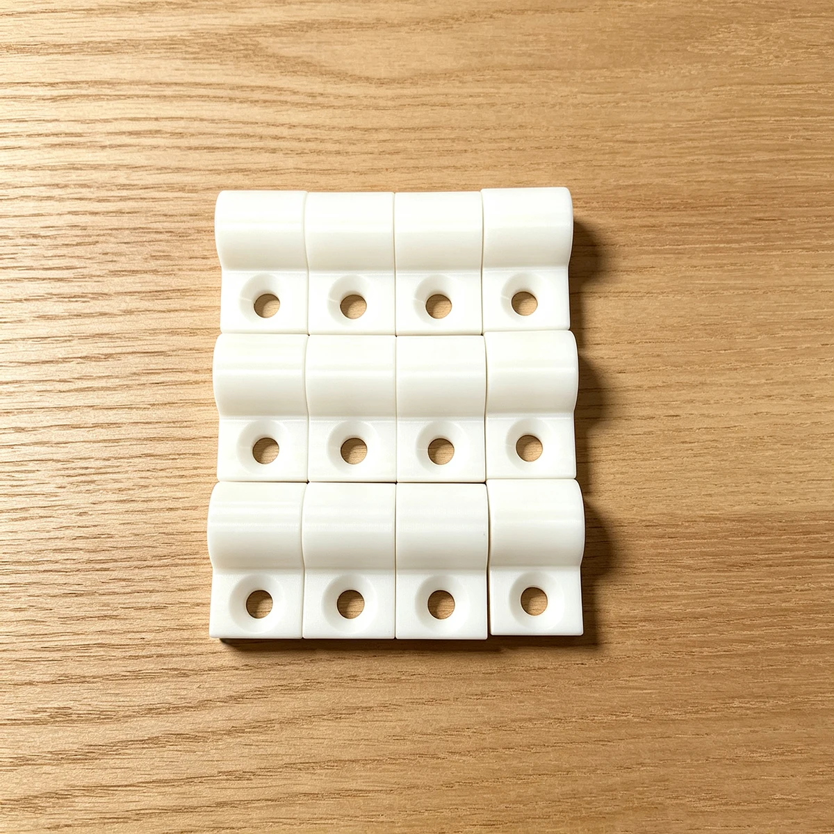 3D White Screw-Type Cable Clips 6Pc/12Pc Wall Cable Fixing Clips Network Cable Power Cord Heavy-Duty Wiring Management Clips Storage Accessories