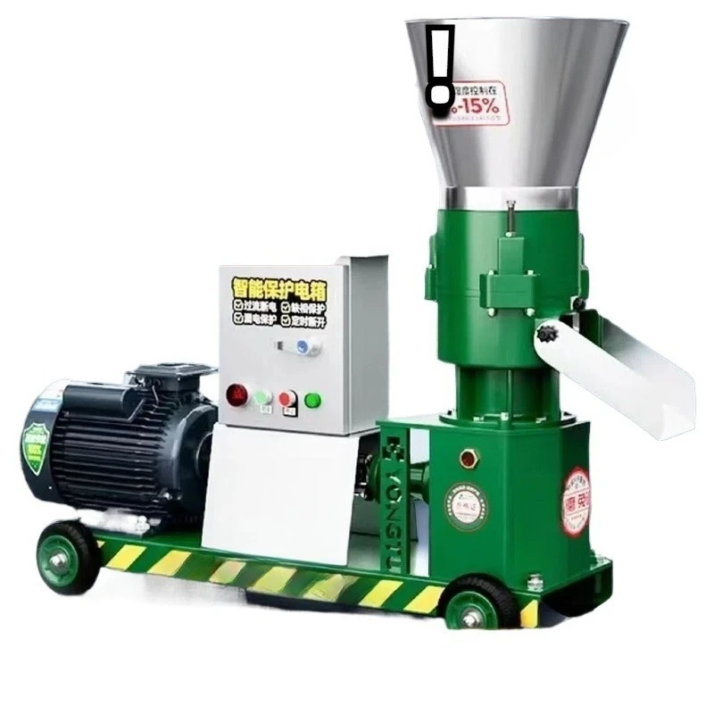 Fully automatic straw pelletizer for chicken, duck, goose, and pig