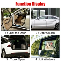 Car Remote Central Door Lock Keyless Control Kit Alarm System Remote Control 5