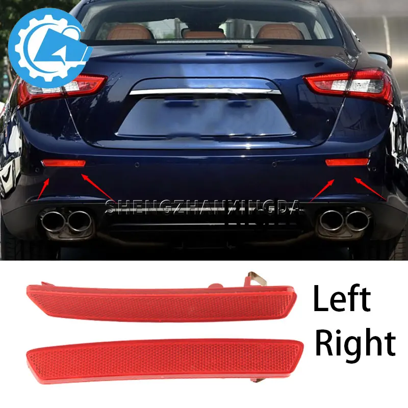 

675000321 675000322 Suitable for Ghibli 2014-2021 Rear Bumper Fog Light Reflective Warning Light Auto Parts