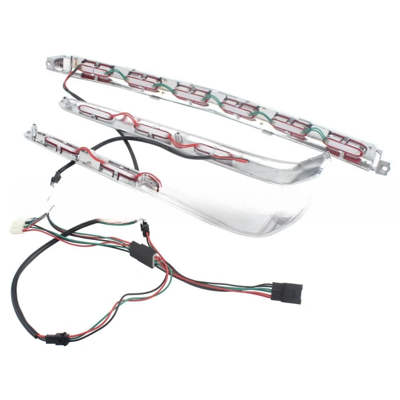 

Motorcycle modification accessories, trunk decoration, trunk electroplating red