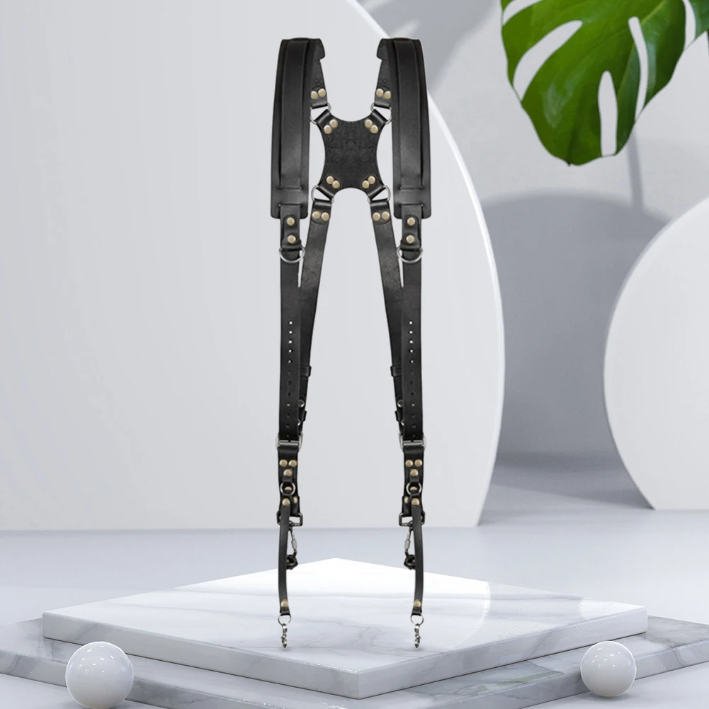 Camera Shoulder Harness Adjustable Dual Camera Harness Strap Portable Outdoor Photography Equipment