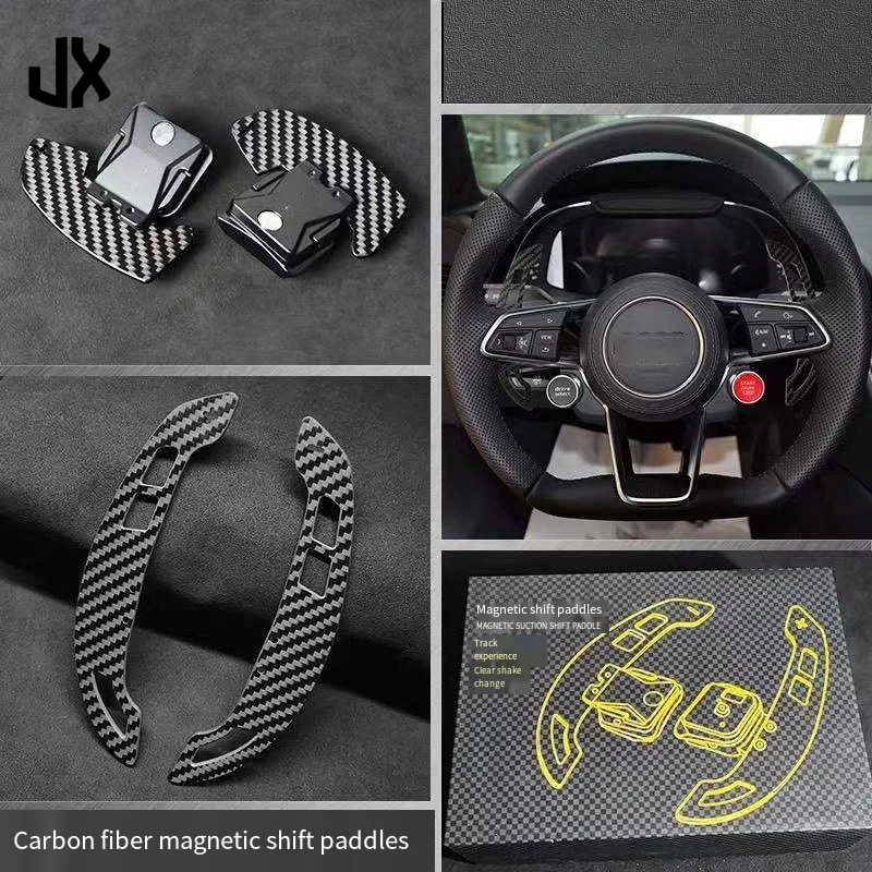 Magnetic Shift Paddle for Audi R8 Steering Wheel Tt Mk2 Mk3 RS TTS Ttrs Rs3 Rs6 RS4 RS5 RS7 A3 A4 A5 A6 A7 Q3 Q5 Q7 Paddle Shift