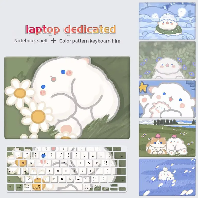 

DIY Cartoon Macbook Case Laptop Sleeve Hard Shell Keyboard Cover for Pro 13 M1 A2337 A2338 Case A2442 A2251 Pro 16 A2141 Case