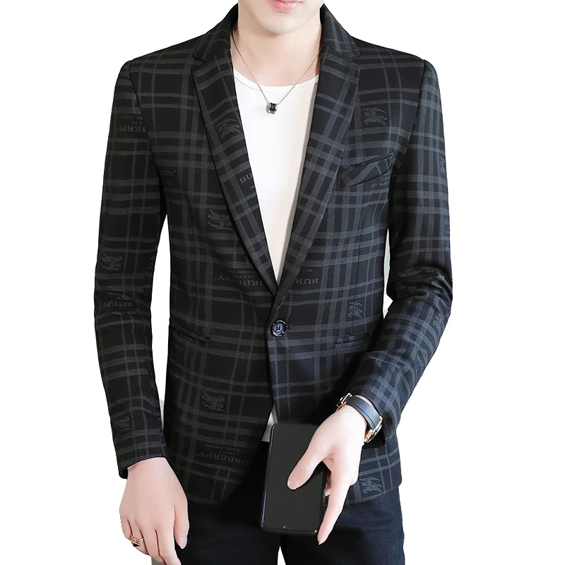 Men Formal Wear Clothes - Мужской тонкий костюм, модная одежда на