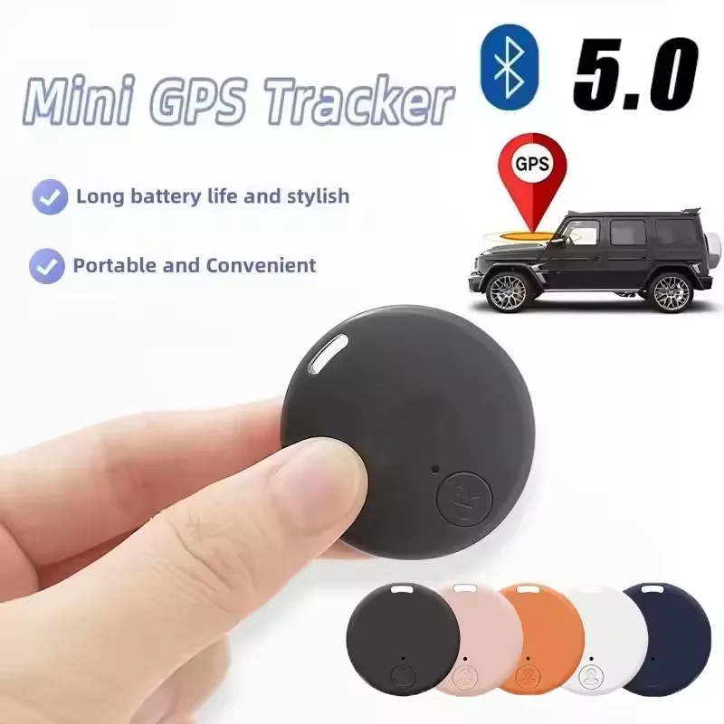 Mini GPS Tracker Car Tracking Bluetooth 5.0 Pets Kids Bag Wallet Tracking Mini Locator Anti-Lost Smart Finder Locator Accessory