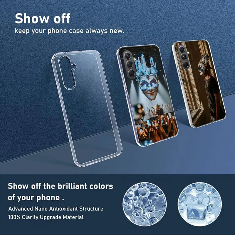 DJ Boris Brejcha Case For Phone Samsung Galaxy A12 A22 A32 A52 A52S A13 A23 A33 A53 A14 A24 A34 A54 5G A73 A42 A9 A8 A7 A6 Plus image 3