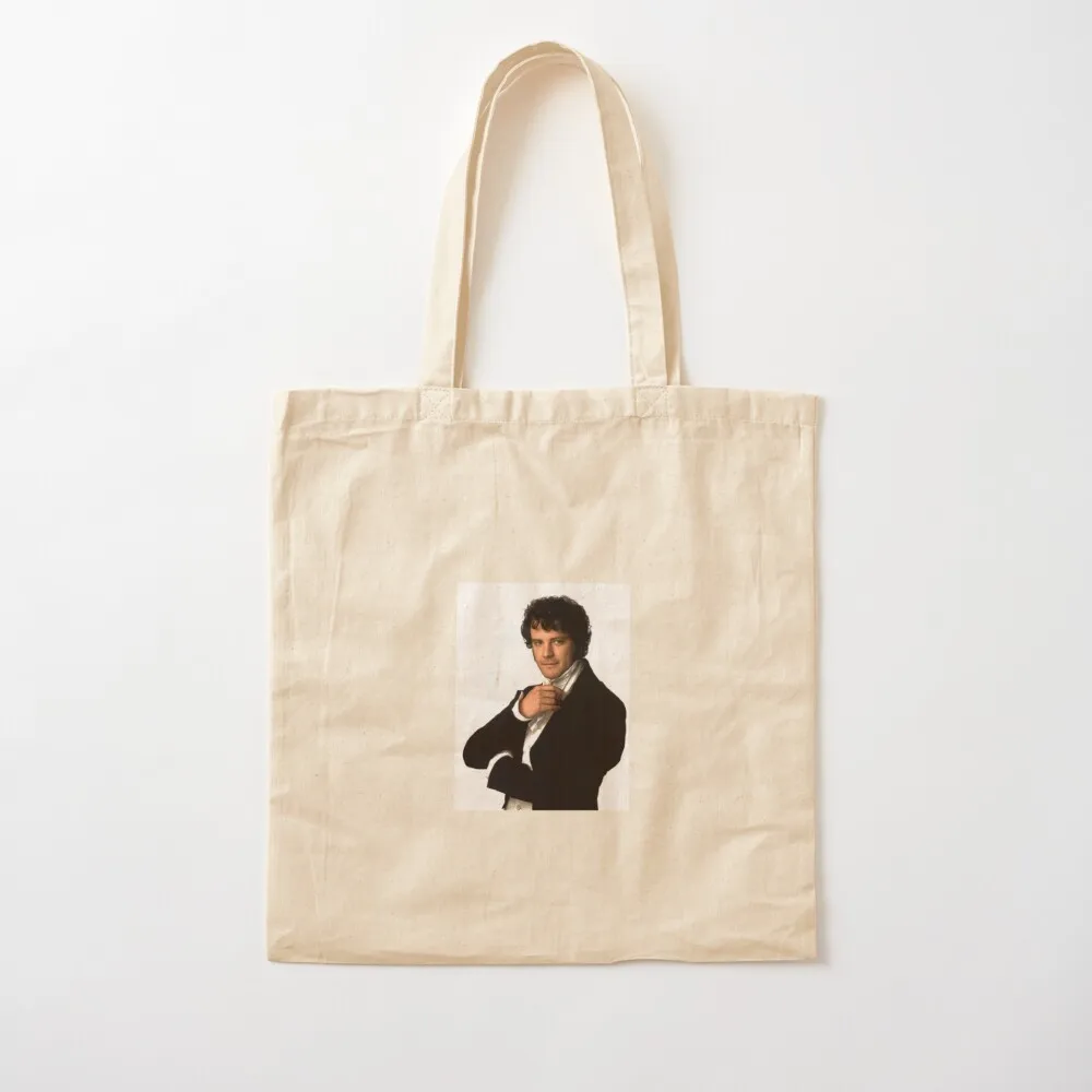 

Colin Firth as Mr Darcy in Pride & Prejudice Tote Bag great bag Women's beach bags canvas tote bags Canvas Tote Bag