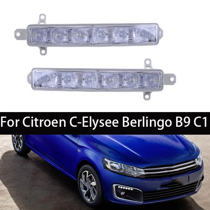 

Светодиодные дневные ходовые огни для Peugeot 308 2013-2020, противотуманные фары для Citroen C-Elysee Berlingo B9 C1 9802795580