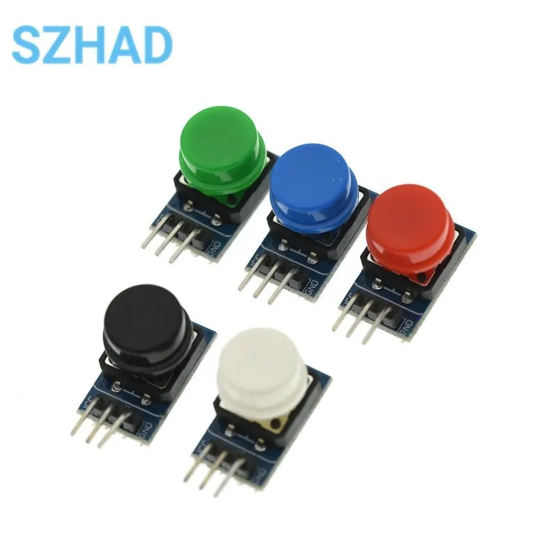 Backboard Electronic Building Blocks Large Button Module Module Five-Color Set for Arduino