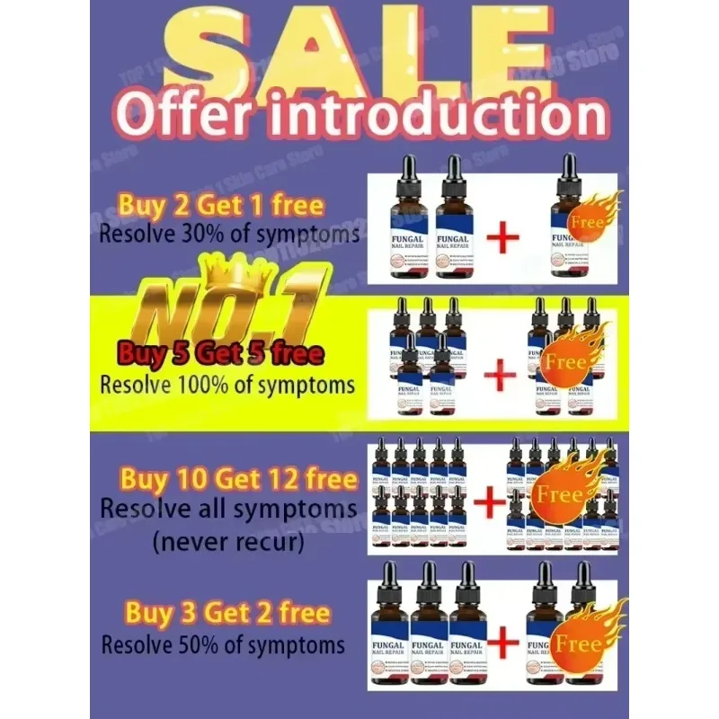 Huile de champignon des ongles, adoucit l'huile de traitement des ongles pour les ongles fragiles et fendus, produit de haute qualité