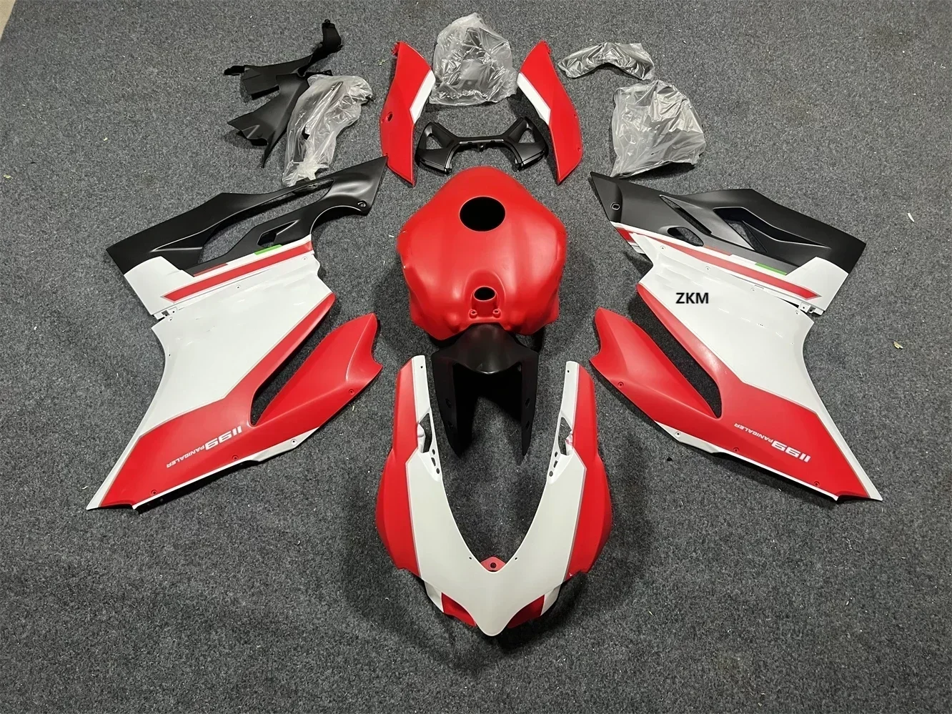 Motorcycle Fairings Kit Fit for Ducati 899 1199 2012 2013 2014 Panigale 959 1299 2015 2016 2017 2018 full Fairing set red white