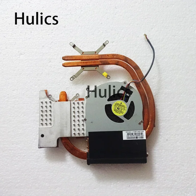 Hulics Used Laptop CPU Cooling Cooler Fan With Heatsink For ASUS G60J G60JX Radiator DFS491205MH0T F9Y7 DC5V 13GNYL1AM020