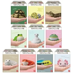 Genuine CANDY TOY Figure Small Scale Model Handheld Little Cute Friend Cynops Eublepharis Macularius Action Figure Model Toys