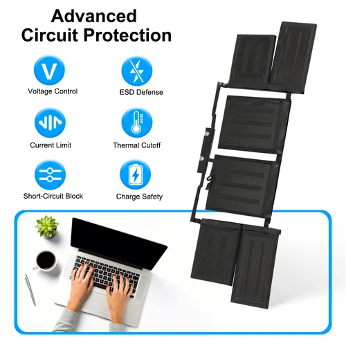 Imagen 2 del producto KingSener A1820 batería de ordenador portátil para APPLE MACBOOK PRO 15 ""A1707 2016 2017 Año 11,4 V 6667mAh 76WH herramientas gratuitas