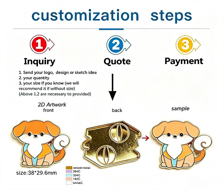 Low Price Factory Custom Pins Custom Metal Lapel Pin Gold Plated Soft Enamel Cute Animal Floral Decorative Enamel Brooch