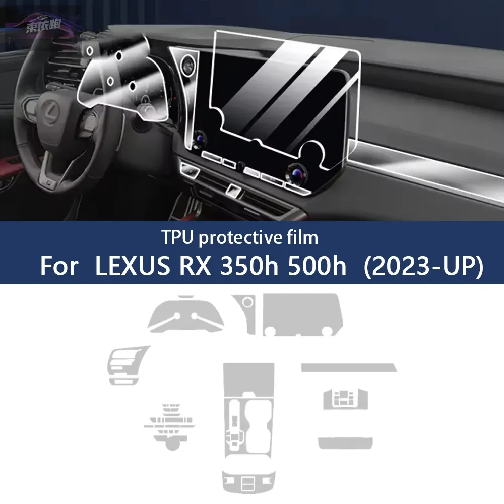 

Protector Anti-Scratch Film For Lexus RX 350h 500h 2023 Car GPS Navigation LCD TPU Screen Fitting PPF Sticker Accessories TPU