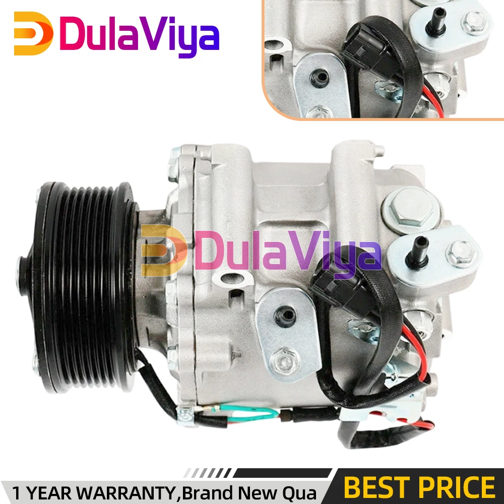 

Air AC Compressor For Honda Civic DX Coupe Sedan 2 4-Door 2006-2011 1.8L CO 4918AC 38810RNAA02 38810RRBA01 638880 38810-RNA-A02