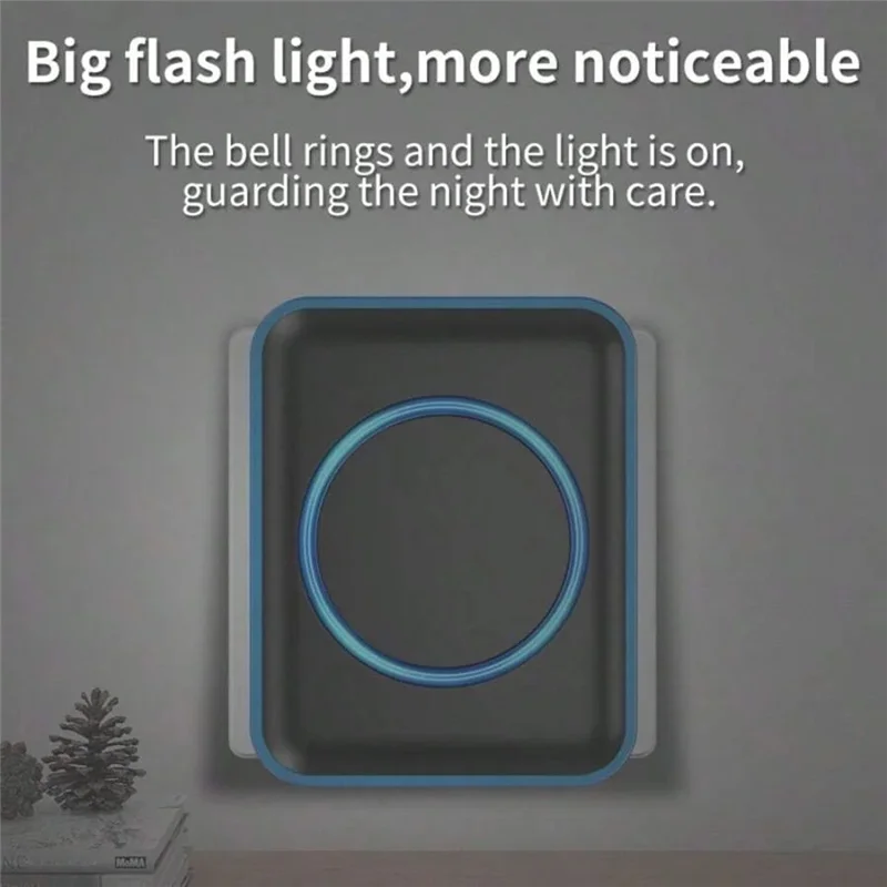 FFYY-جرس الباب اللاسلكي 300 متر الطراز دعوة الخدمة الذاتية الكهربائية التحكم عن بعد جرس الباب التحكم عن بعد مقاوم للماء الاتحاد الأوروبي التوصيل