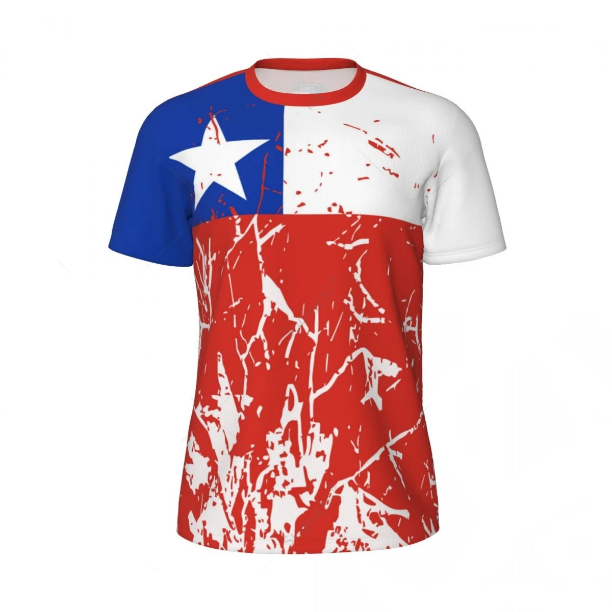 Chilean Flag 3D Printed Casual T-shirt, Purchase Summer Breathable Comfortable Tops Men and Women Loose Street Harajuku T-shirt