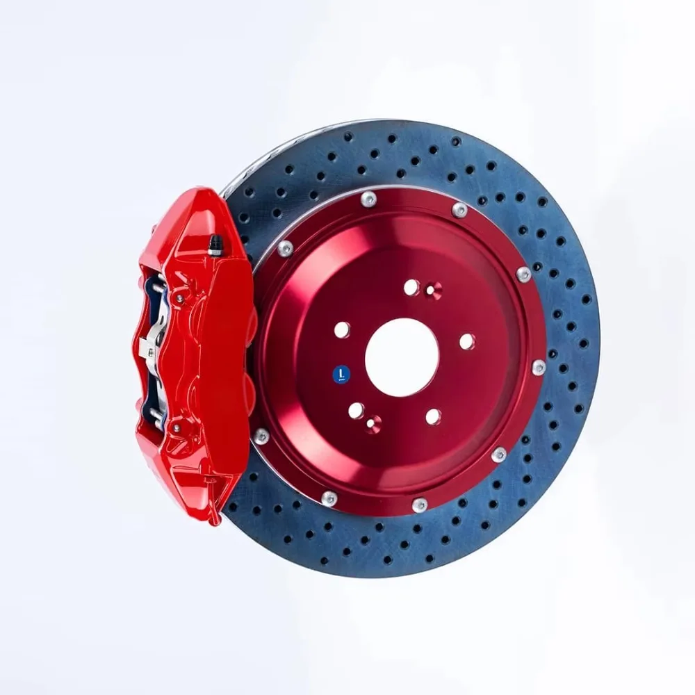 

Высокопроизводительный четырехпоршневой тормозной суппорт GT4 для гоночных автомобилей, комплект больших тормозов для 335i E90 E92 M3