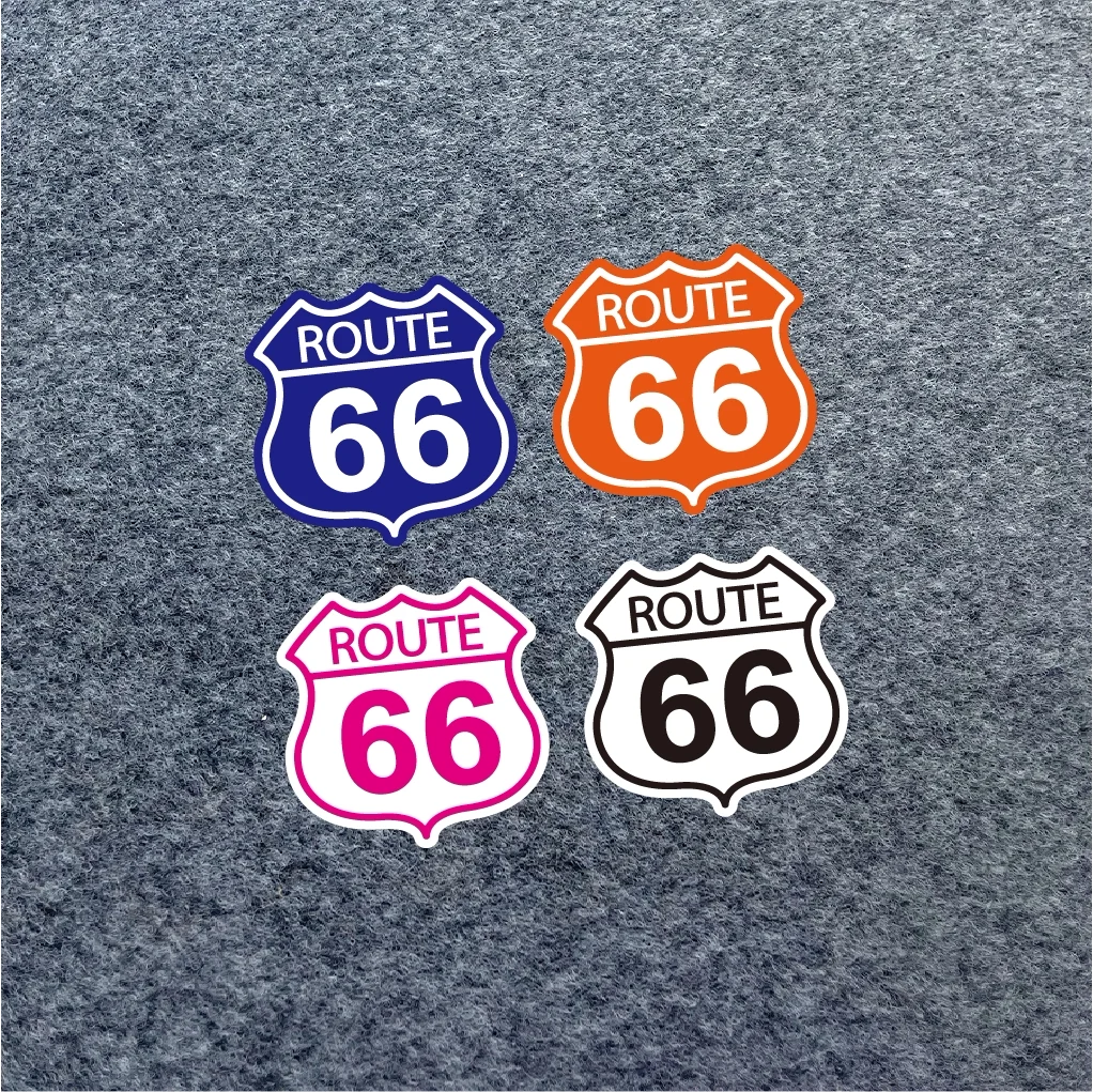 No.66 Reflective Number Sticker, Personalized Vinyl Decal for E-Motorcycle & Car Rear Window Body, Waterproof Scratch Cover