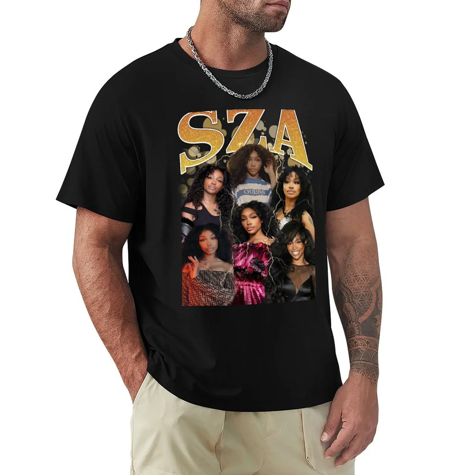 SZA Bling T-Shirt Holiday Simple Tee Shirt