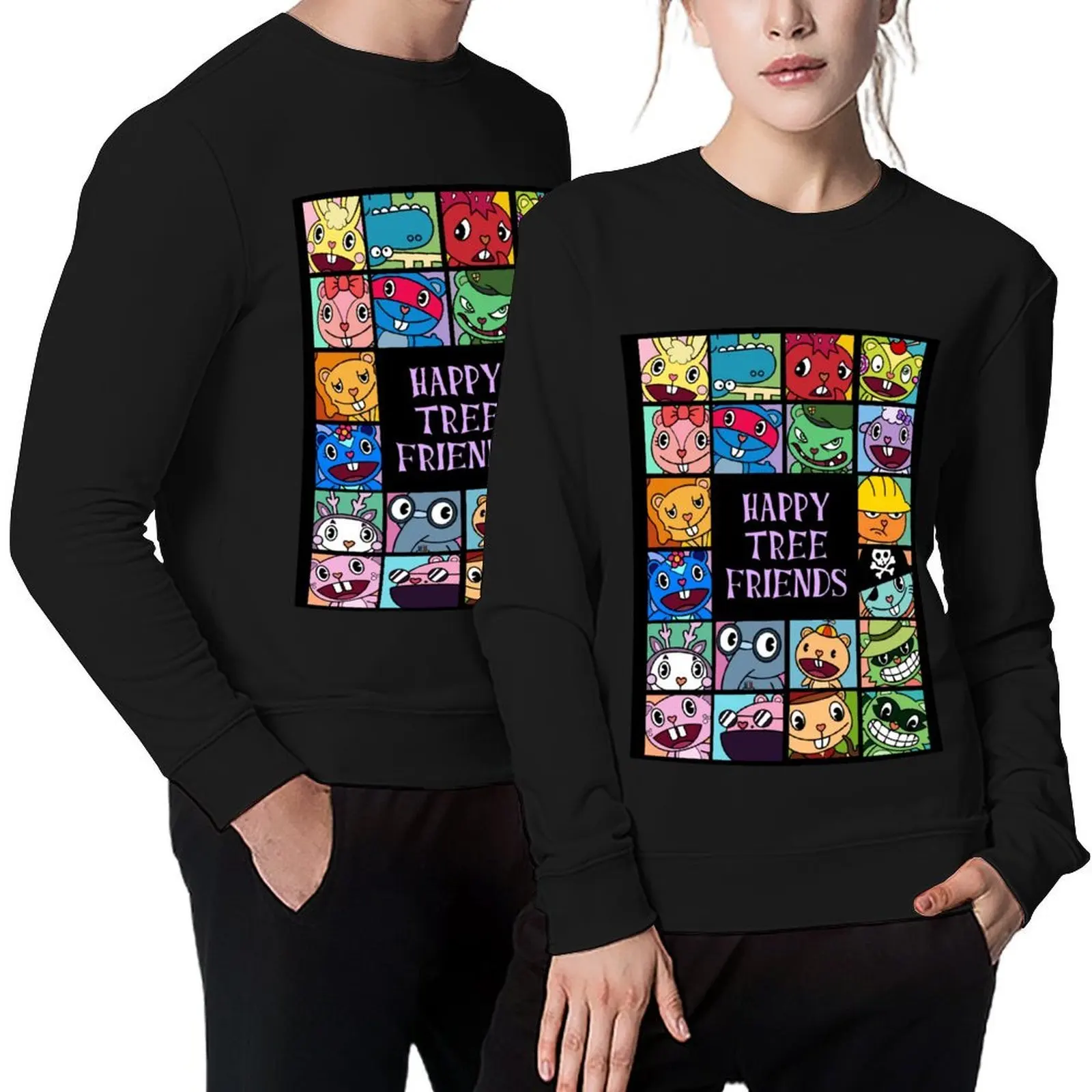 

Happy Tree Friends Pullover mens clothing men's clothing tracksuit men clothing sweatshirt male