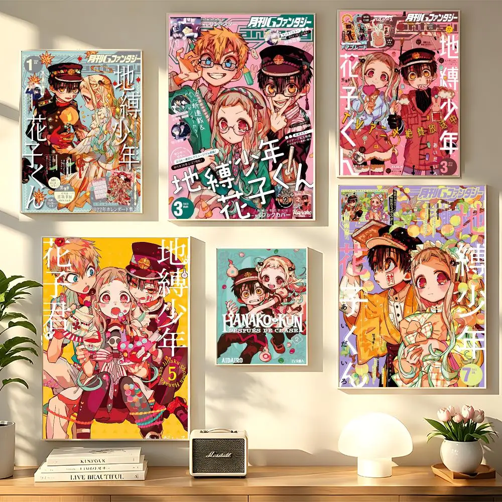 T-Toilet-bound Hanako-kun Painting Calligraphy Wall Art Canvas Oil Painting Posters Prints Home Bedroom Living Room Decor Gift