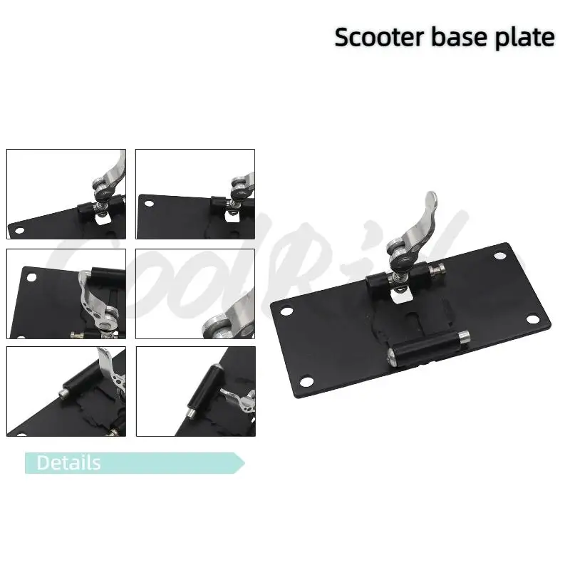 

Electric scooter seat installation folding adjustable height suitable for most electric scooter modified seat bottom plates