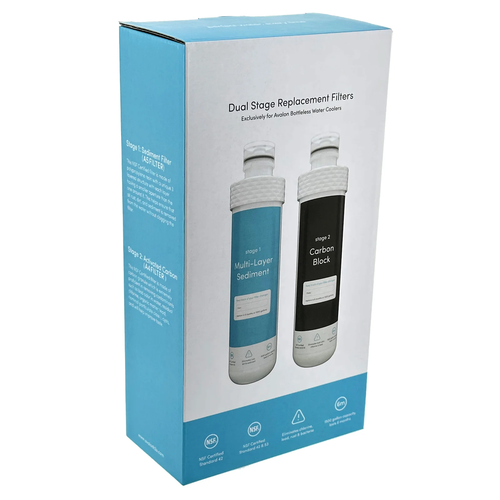 Avalon a4およびa5用の交換用フィルターキットおよび2段階水極