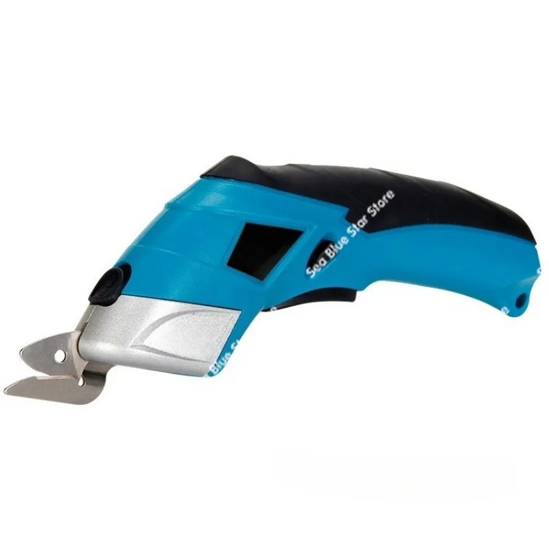

Fabric Leather Trimming Electric Scissors Cloth Cutting Machine Blue Electric Scissors